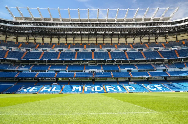 Estádio Santiago Bernabeu do Real Madrid, Espanha . — Fotografia de Stock