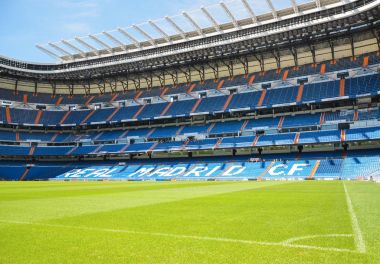 İspanya real Madrid'in Santiago bernabeu Stadyumu.