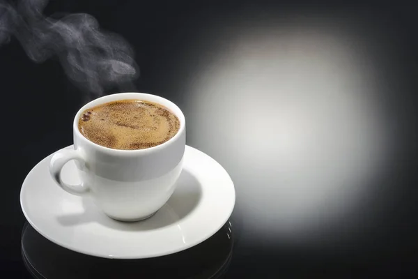 Uma Xícara Café Quente — Fotografia de Stock