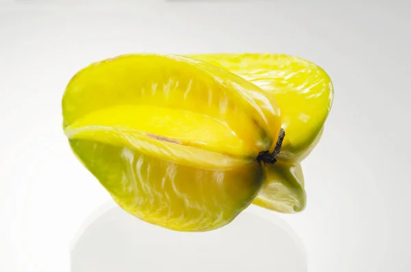 Verse Carambola Fruit Geïsoleerd Achtergrond Met Kleurovergang — Stockfoto