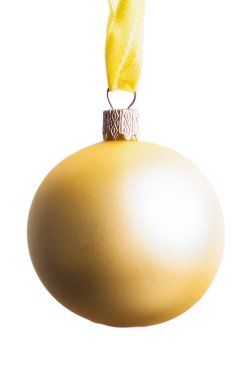 Beyaz arka planda izole edilmiş Noel oyuncağı