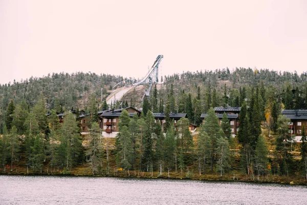 Paisaje Natural Ruka Resort Kuusamo Finlandia — Foto de Stock