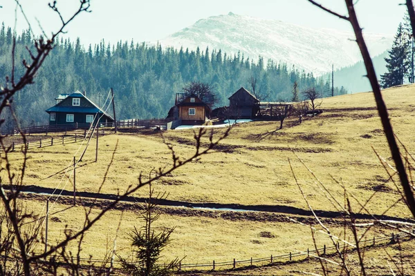 Blick Auf Bystrets Dorf Iwano Frankiwsk Ukraine — Stockfoto