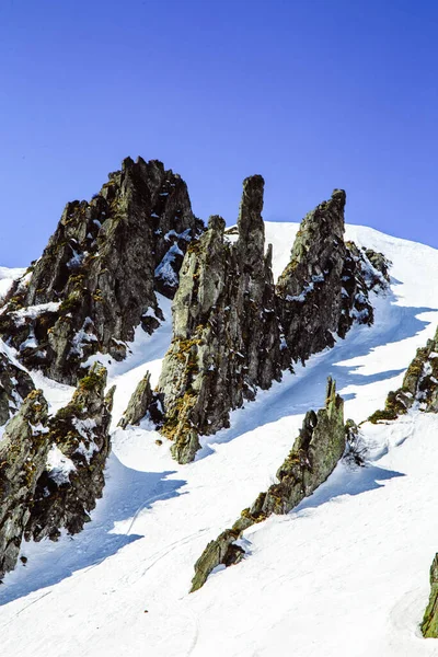 Senderismo Las Montañas Shpytsi Temporada Invierno Concepto Viaje Ucrania —  Fotos de Stock