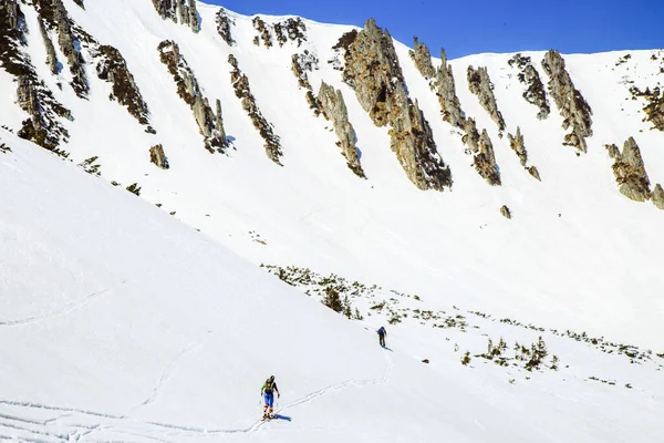 Estación Esquí Las Montañas Fotos de stock libres de derechos