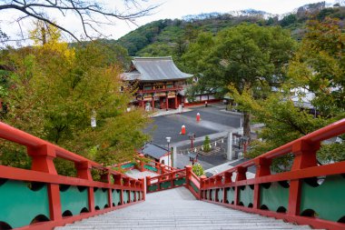 Saga, Japonya 27 Kasım 2015 Yutoku Inari tapınak olduğunu bir Shinto Tapınağı 