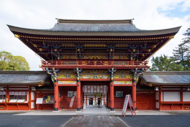 Saga, Japonya 27 Kasım 2015 Yutoku Inari tapınak olduğunu bir Shinto Tapınağı Kashima City, Japonya