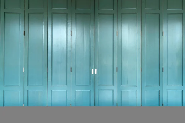 Colonial old building style,The vintage wooden door at Thailand — Stock Photo, Image