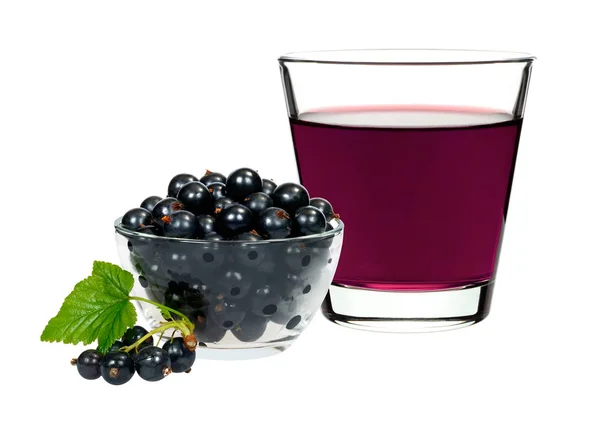 Ribizli inni egy pohár, bogyós gyümölcsök ribizli — Stock Fotó
