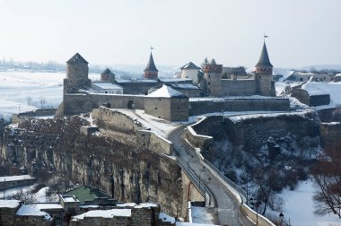 Eski kale Kamenets Podolsky Ukrayna