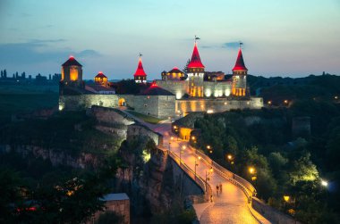 Eski kale Kamenets Podolsky Ukrayna