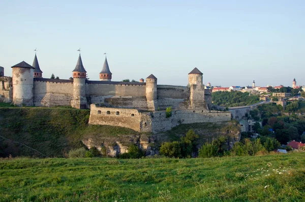 Старый замок в Каменце-Подольском — стоковое фото