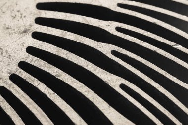 Eski alüminyum ısı yüzgeçlerini soğutuyorum. Eski işlemci ısıtıcısının yüzgeçleri. Soyutlama.