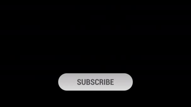 4k abonnement inférieur animation troisième bouton avec transparence 