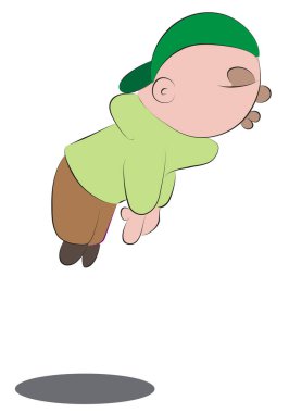 Çizgi filmdeki aşık çocuk