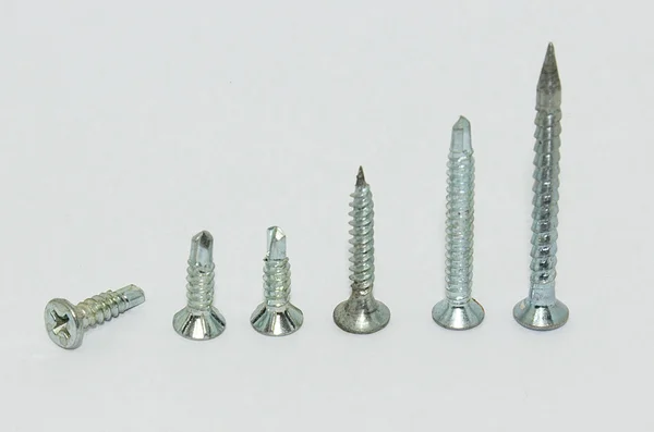 Standing screws, growth — Stock Photo, Image