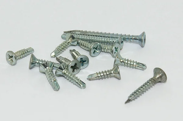 A handful of screws — Stock Photo, Image