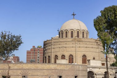Coptic Kahire 'deki Aziz George Kilisesi.