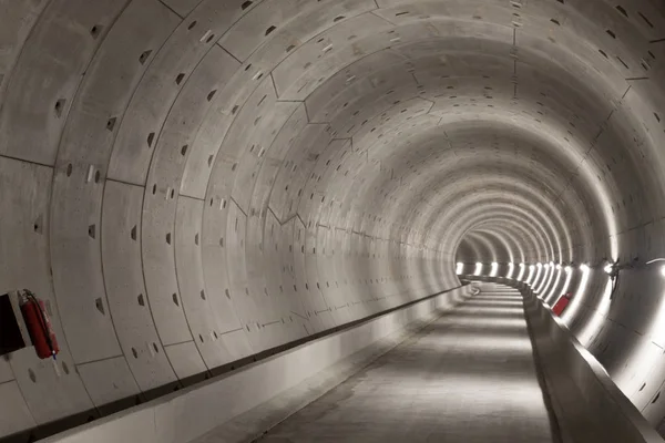 Concreto abstracto metro túnel foto — Foto de Stock