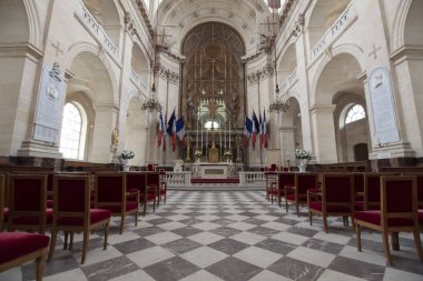 Parijs, Frankrijk - 23 Temmuz 2017:Chapel Saint Louis des Invalides Chapel 1679 inşa edilmiş mezar için bazı Fransa'nın savaş kahramanlar, Napolyon Bonapart sitedir