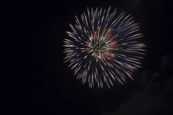 Arte Ligero Oscuridad Fuegos Artificiales Durante Feria 2012 Hoorn Holanda —  Fotos de Stock