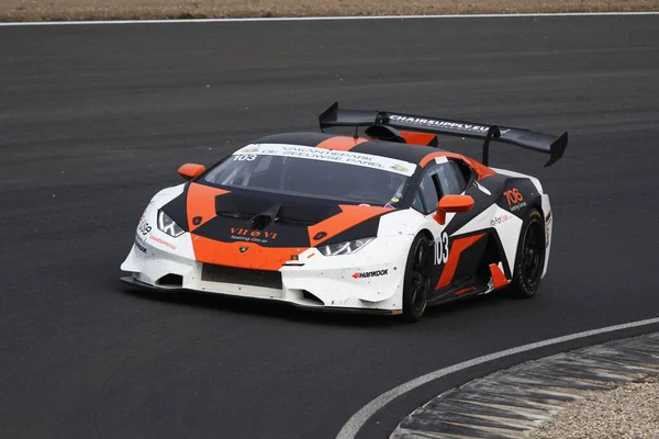 Zandvoort Netherlands Maarti 2020 Lamborghini Super Trophy Evo Kış Şampiyonası — Stok fotoğraf