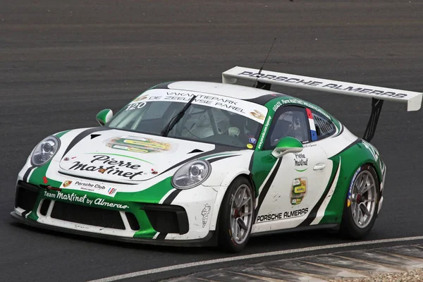 Zandvoort Pays Bas Maarti 2020 Porsche 991 Gt3 Blanche Verte — Photo