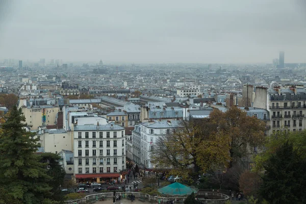 Panorama de Paris de Montmartre - o dist bohemian famoso — Fotografia de Stock