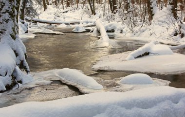 Küçük dere buz saçakları