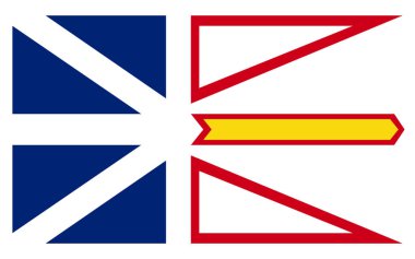 newfoundland ve labrador, Kanada bayrağı