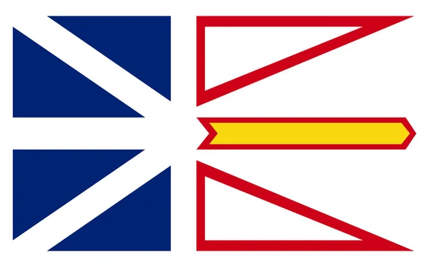 Bandera de Terranova y Labrador, Canadá — Foto de Stock
