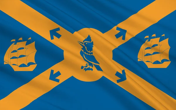 Flaga miasta Halifax w Nowej Szkocji, Kanada — Zdjęcie stockowe