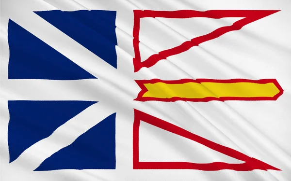 Flag of Newfoundland and Labrador, Canada — Stock Photo, Image