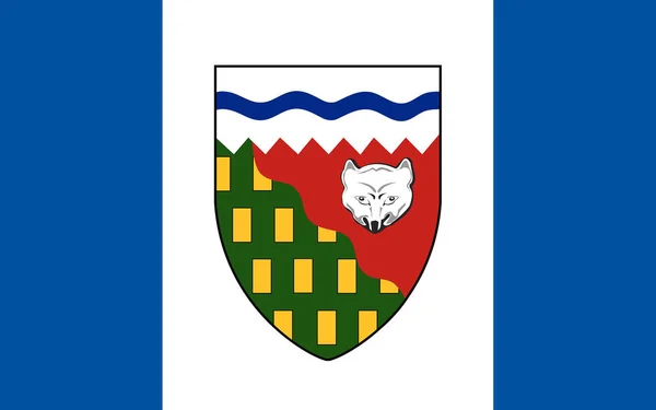 Flagge der Nordwest-Territorien, Kanada — Stockfoto