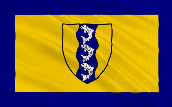 Прапор Річмонд в провінції Британська Колумбія, Канада — стокове фото