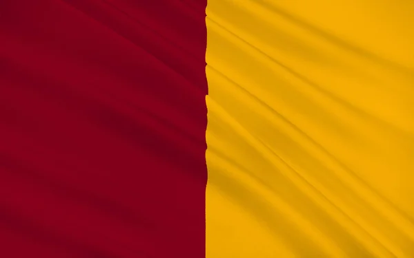 Flag of Rome of Lazio, Italy — Stock Photo, Image