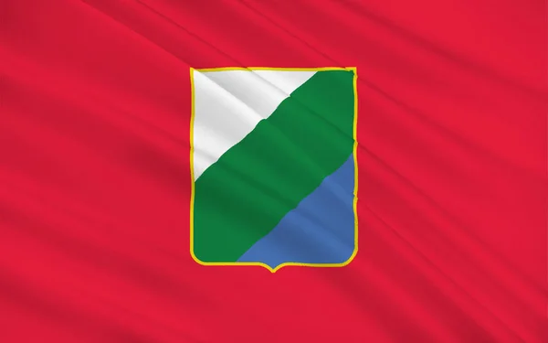 Σημαία του Αμπρούτσο, Ιταλία — Φωτογραφία Αρχείου