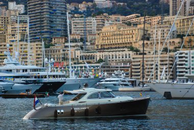 Görünümü Monaco, Monte Carlo şehir ve liman