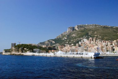 Görünümü Monaco, Monte Carlo şehir ve liman