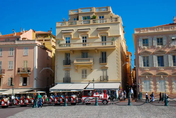 Las pintorescas calles y hermosos edificios en Monte Carlo , — Foto de Stock