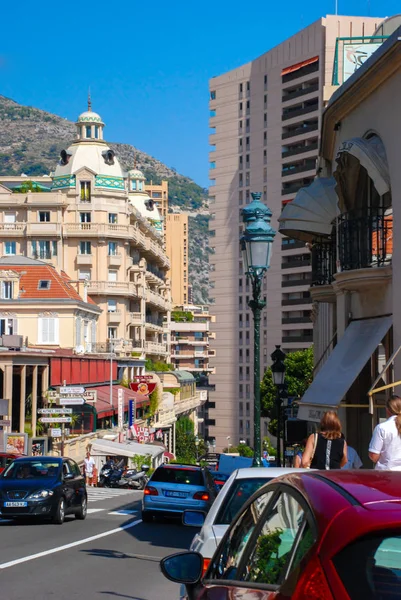 Живописные улицы и красивые здания в Монте-Карло , — стоковое фото