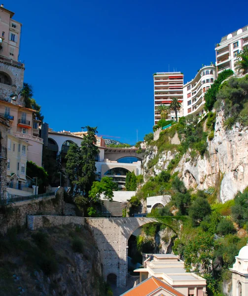 Le pittoresche strade di Monte Carlo, Monaco — Foto Stock