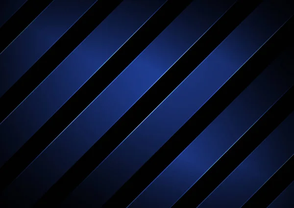 Streszczenie paski geometryczne diagonalne linie niebieski kolor z lighti — Wektor stockowy
