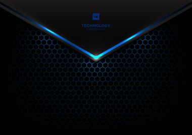 Soyut teknoloji fütüristik kavram siyah ve gri metalik o