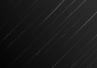 Siyah üzerinde ışık etkisi olan soyut modern çizgi köşegeni 