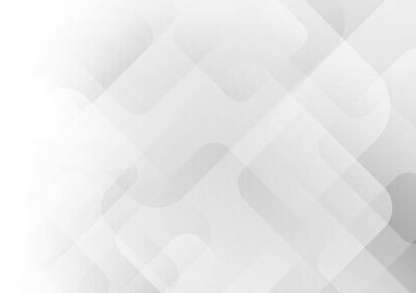 Soyut, zarif, beyaz ve gri geometrik kare katman arkaplanı. Vektör illüstrasyonu