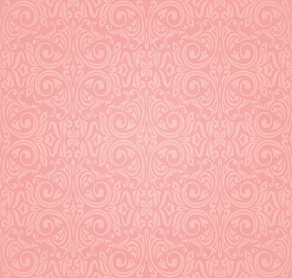 ピンクのベクトルの壁紙デザイン — ストックベクタ