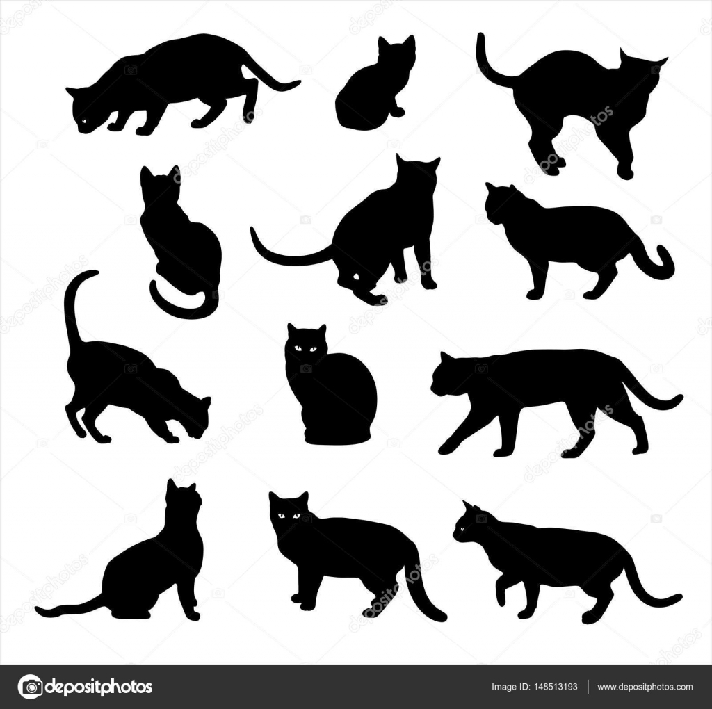 最高のイラスト画像 最高の猫 シルエット イラスト 最高のイラスト画像 最高の猫 シルエット イラスト