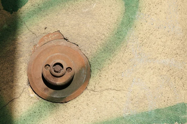 Rusted bell button — Stock Photo, Image