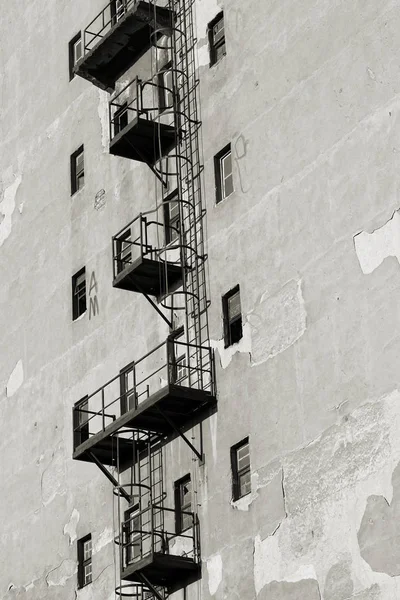 Fire escape on an warehouse — Stock Photo, Image